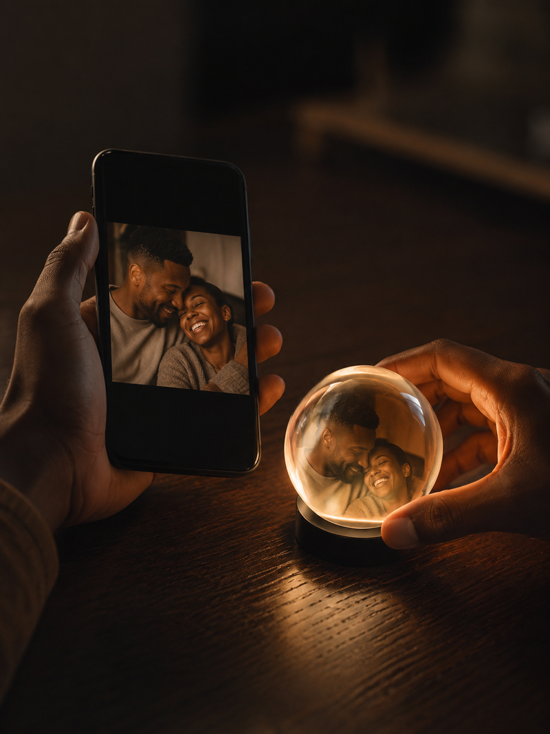 Upload your video and choose your keepsake options